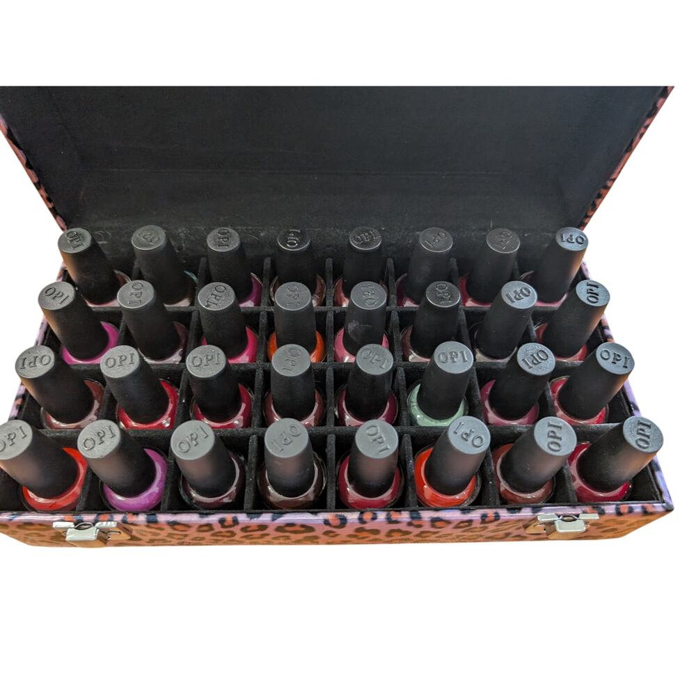 OPI Train Case and 32 Bottles of Polish
